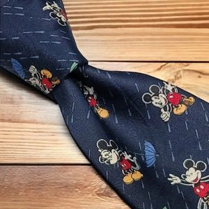 Mickey Mouse, Walt Disney Tie, Color Navy Blue.